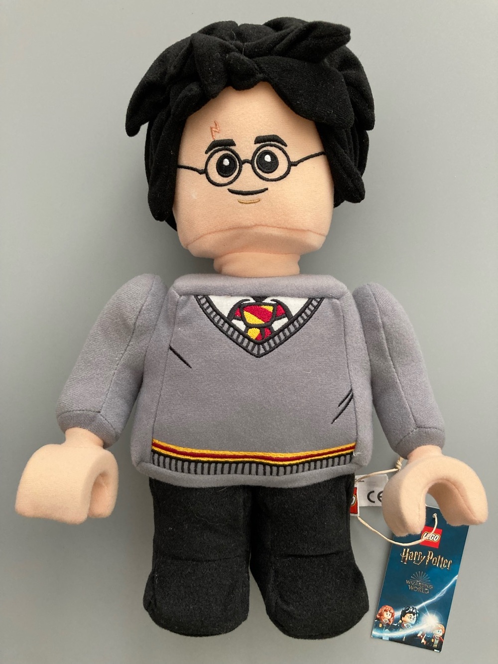 LEGO Harry Potter Wizarding World Plush Figure Grey & Black - Child or Adult NWT